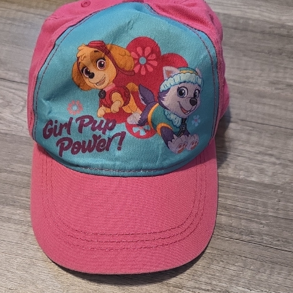 Girl Pup Power Pink and‎ Blue Kids Cap